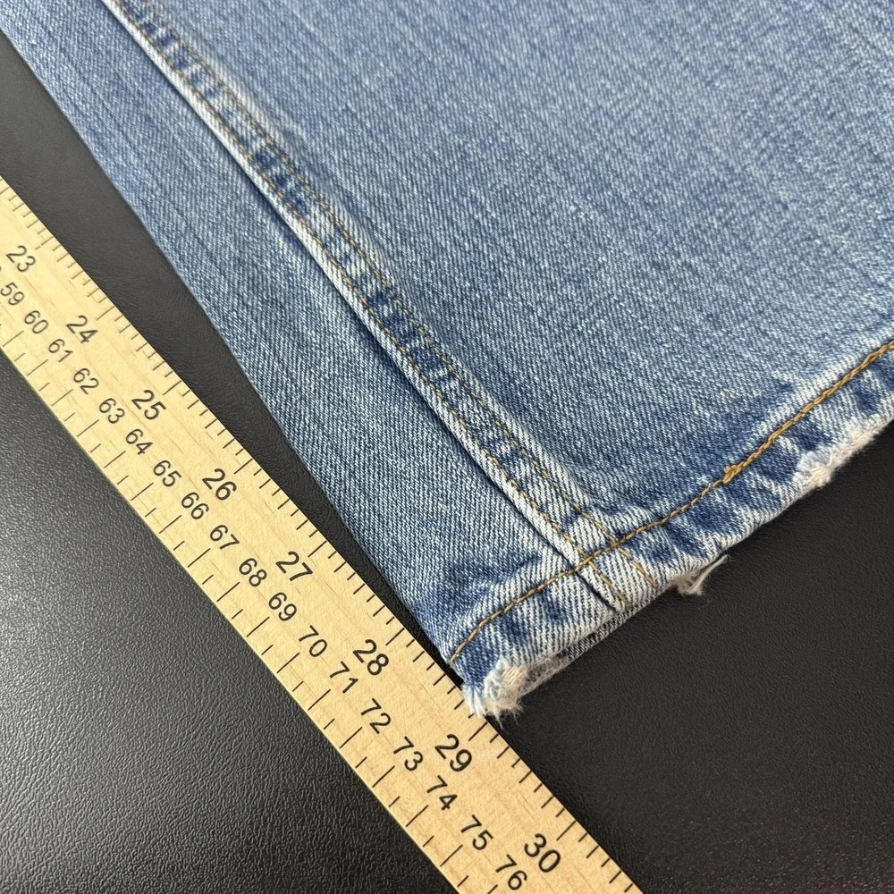 2000s Levis 567 Jeans Mens 33x30 Blue Light Wash Loose Bootcut Denim